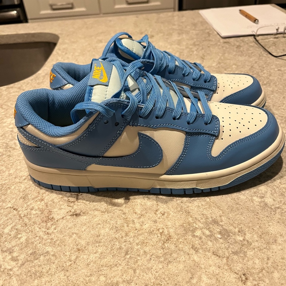 Nike Blue and White Sneakers